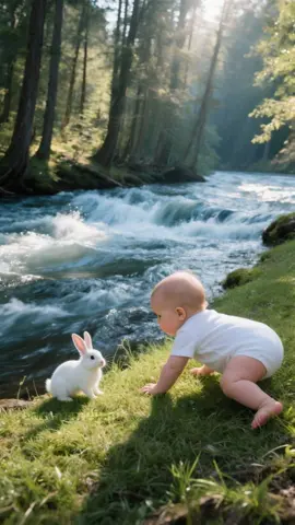 🐇😴 Who’s at fault—the rabbit or the parents who fell asleep? 👶🤔 #ThinkAboutIt #BabySafety #StayAlert #monkeyhero 