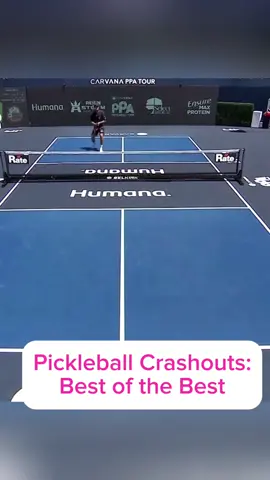 These crashouts are epic #pickleball #pickleballtiktok #crashout #jet2holidays