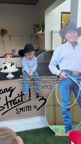 You’re tinniest but biggest fan @gerogestrait #georgestrait #cowboy #fyp 