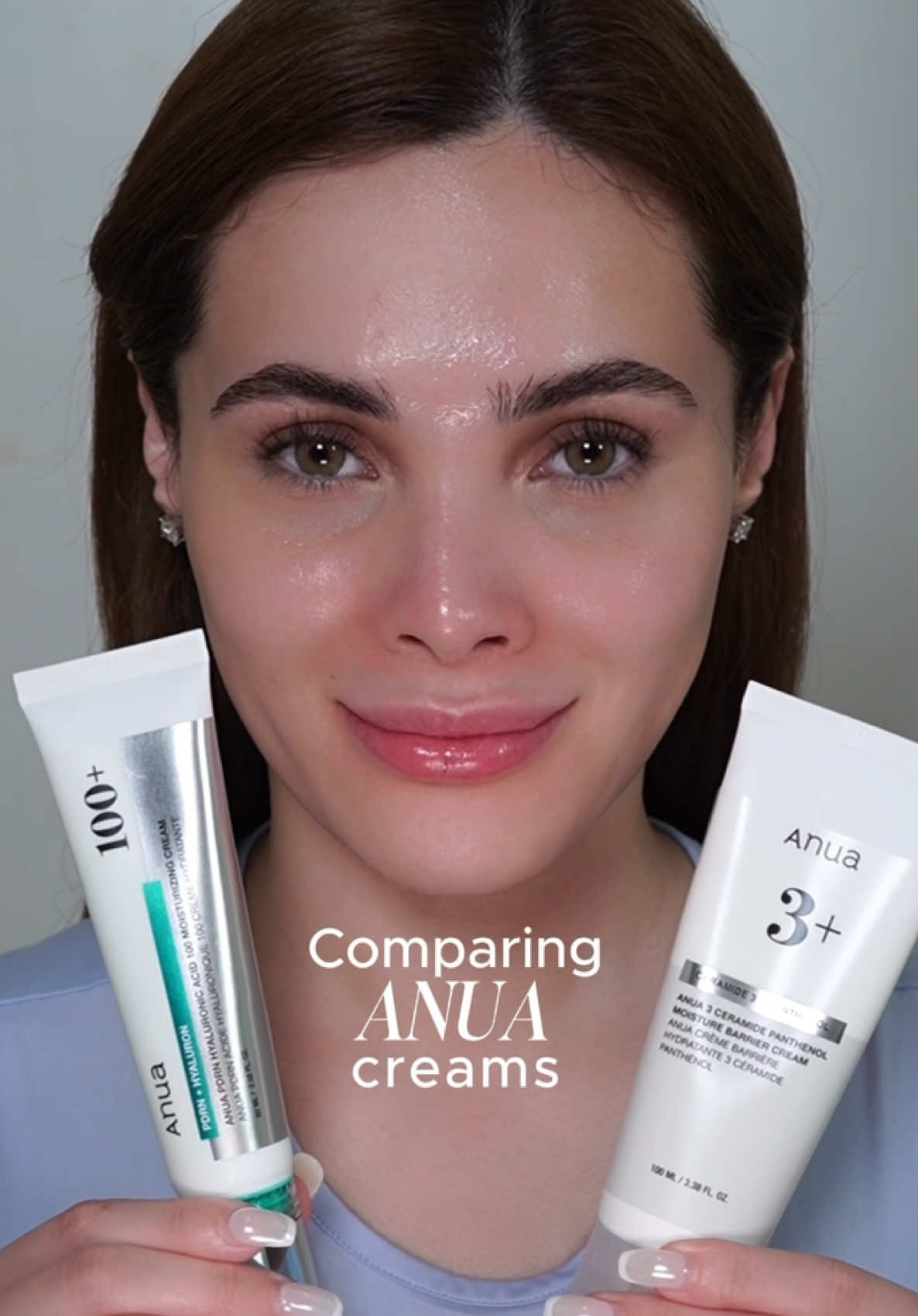 Which one is right for your skin? 🩵 Anua PDRN Hyaluronic Acid 100 Moisturizing Cream 💙 Anua 3 Ceramide Panthenol Moisture Barrier Cream #anua #anuaambassador #anuapdrn #anuasuperbrandday #ulta @anua_global @Anua Store US @anua_ambassadors