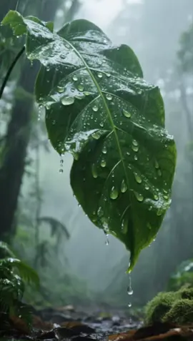 When the nature CRIES🌧️🌿 #heavyrain #rainforest #soothingrainsounds #nature #aesthetic