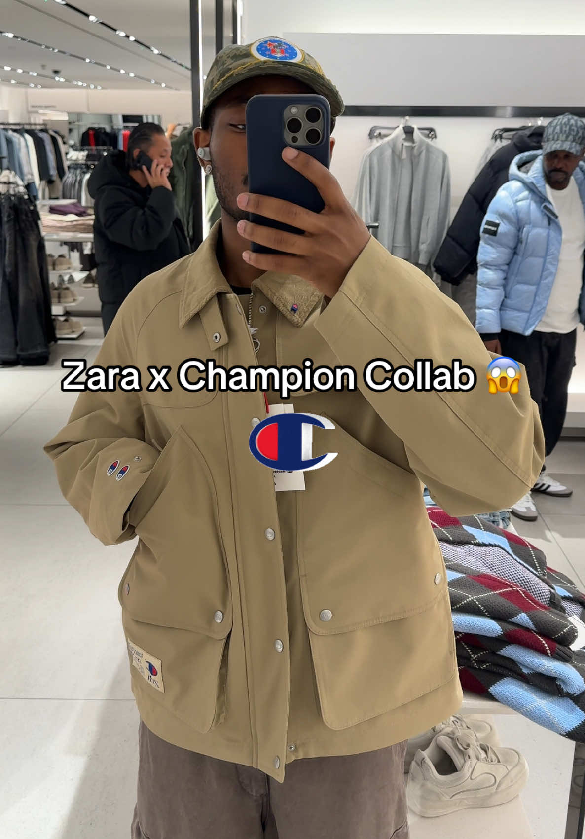 Zara x Champion Collab 😱  #fyp #zara #champion #zarachampion #zaraman 