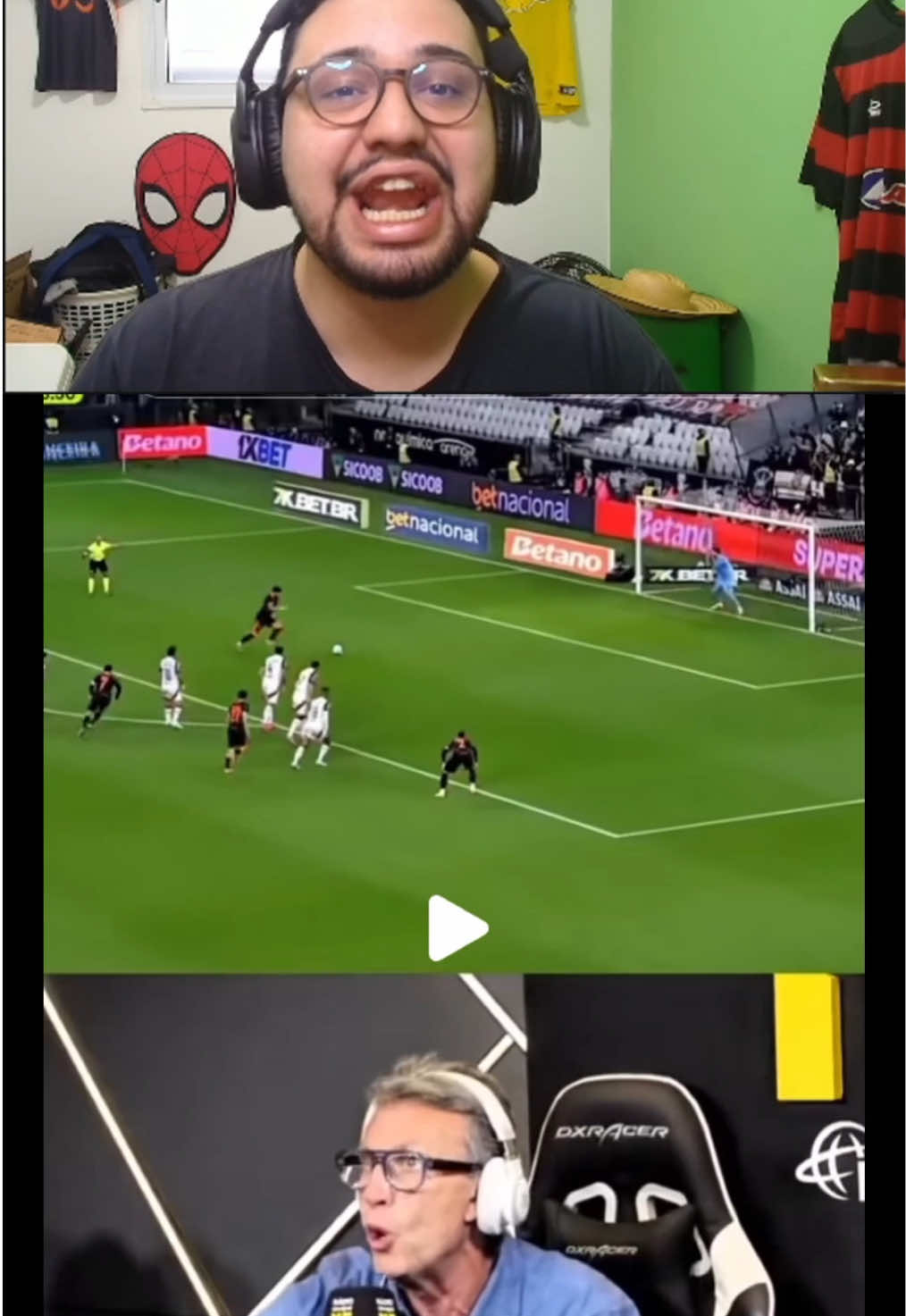Neto ficou muito bravo com o pênalti do Yuri Alberto #neto #craqueneto #yurialberto #corinthians 