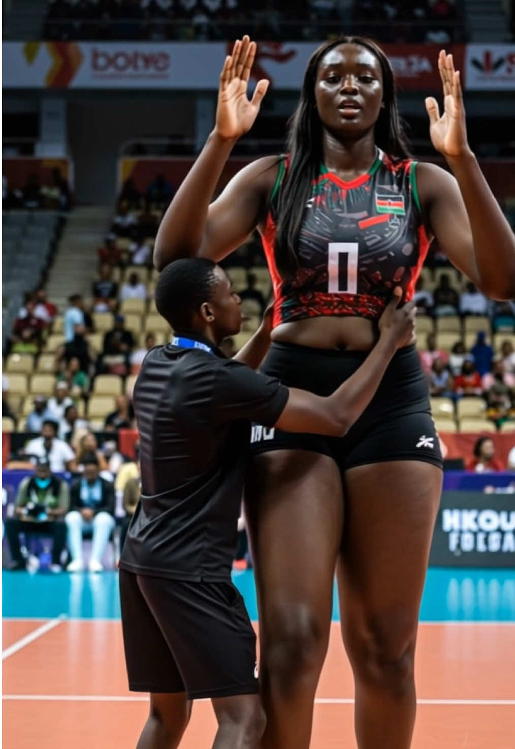 Tallest Volleyball Player😱 #volleyball #shorts #tallwoman 