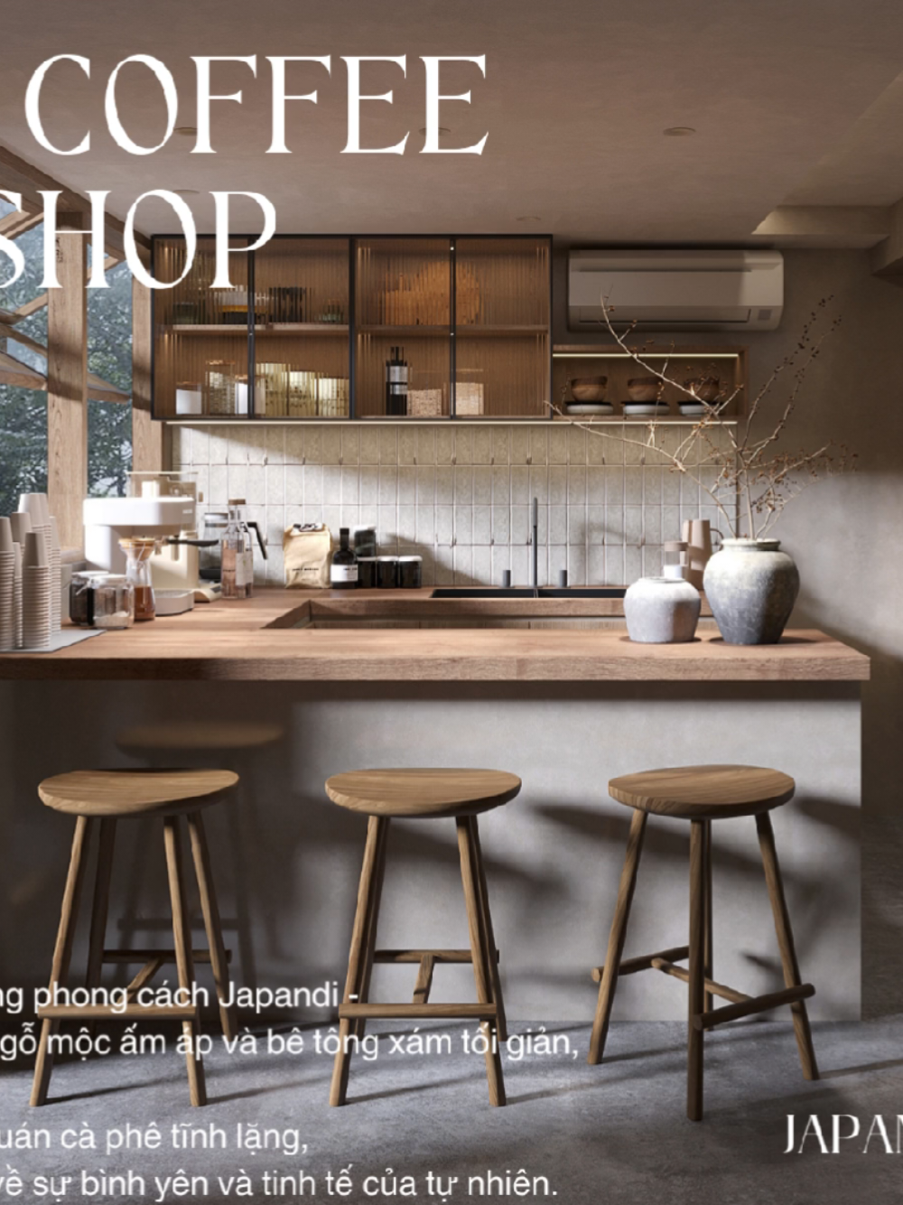 THIẾT KẾ NỘI THẤT Một chiếc Coffee nho nhỏ  Design by AACONCEPT Liên hệ công việc: 0812461984