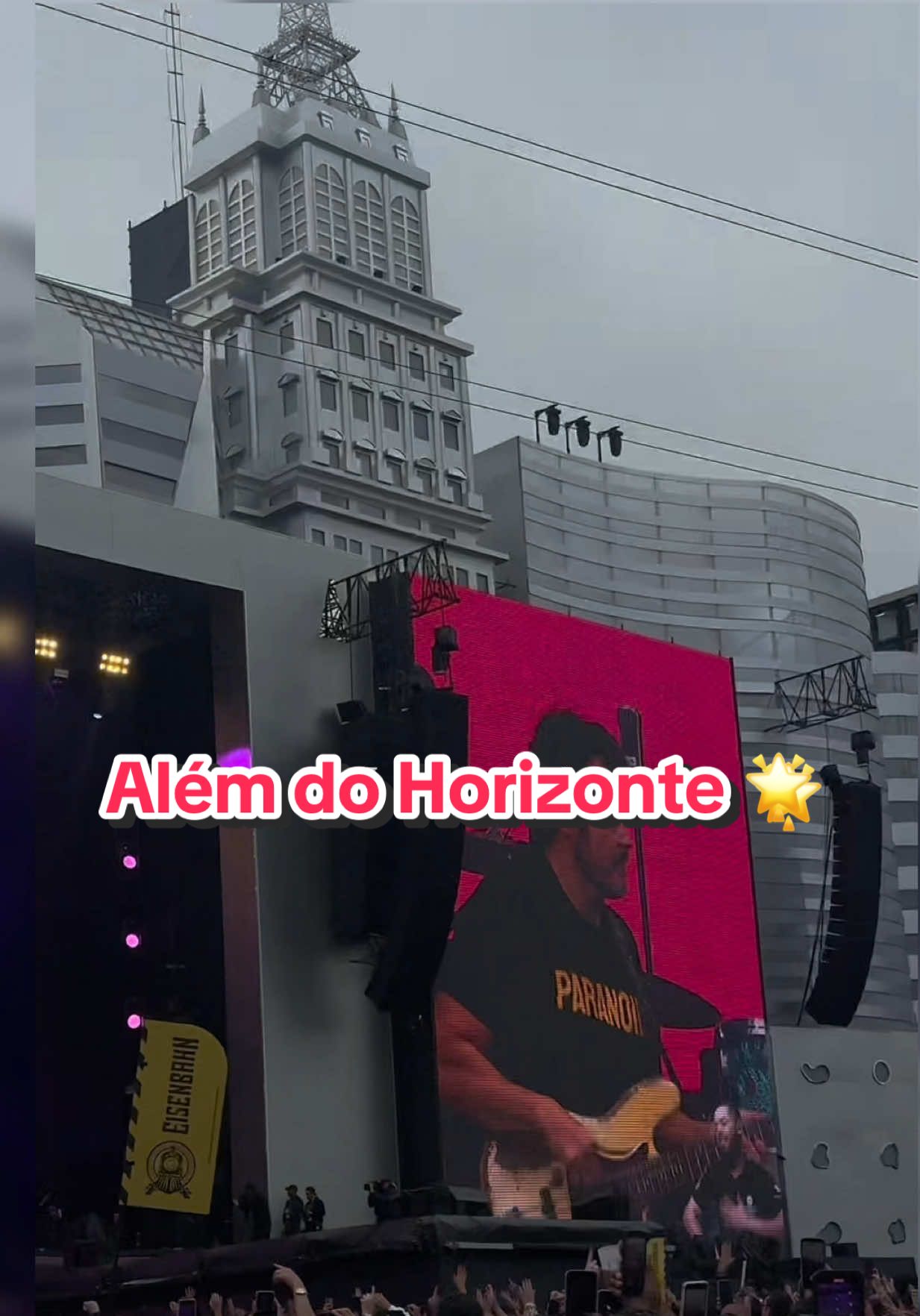 Além do Horizonte… Não tem quem não saiba a letra… 🍃🍃🍃 @Jota Quest @The Town Festival #festival #jotaquest #alemdohorizonte #musica #thetown2025 
