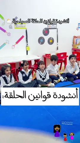 أنشودة لقوانين الحلقة الصباحية ⛅️#رياض_اطفال #معلمة_رياض_اطفال #مالي_خلق_احط_هاشتاقات🧢 #انشطة_اطفال #قوانين #explore #tlktok #تمهيدي #FORYOU #معلمات_رياض_اطفال #حلقة_صباحية 