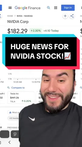 Nvidia Stock is POPPING! This Is Big News!📈 #nvidia #nvda #nvidiastock #aistocks #robotics