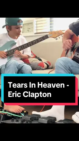 Would you hold my hand, if I saw you in heaven…  #leonardopatrick #tearsinheaven #guitar @Eric Clapton 