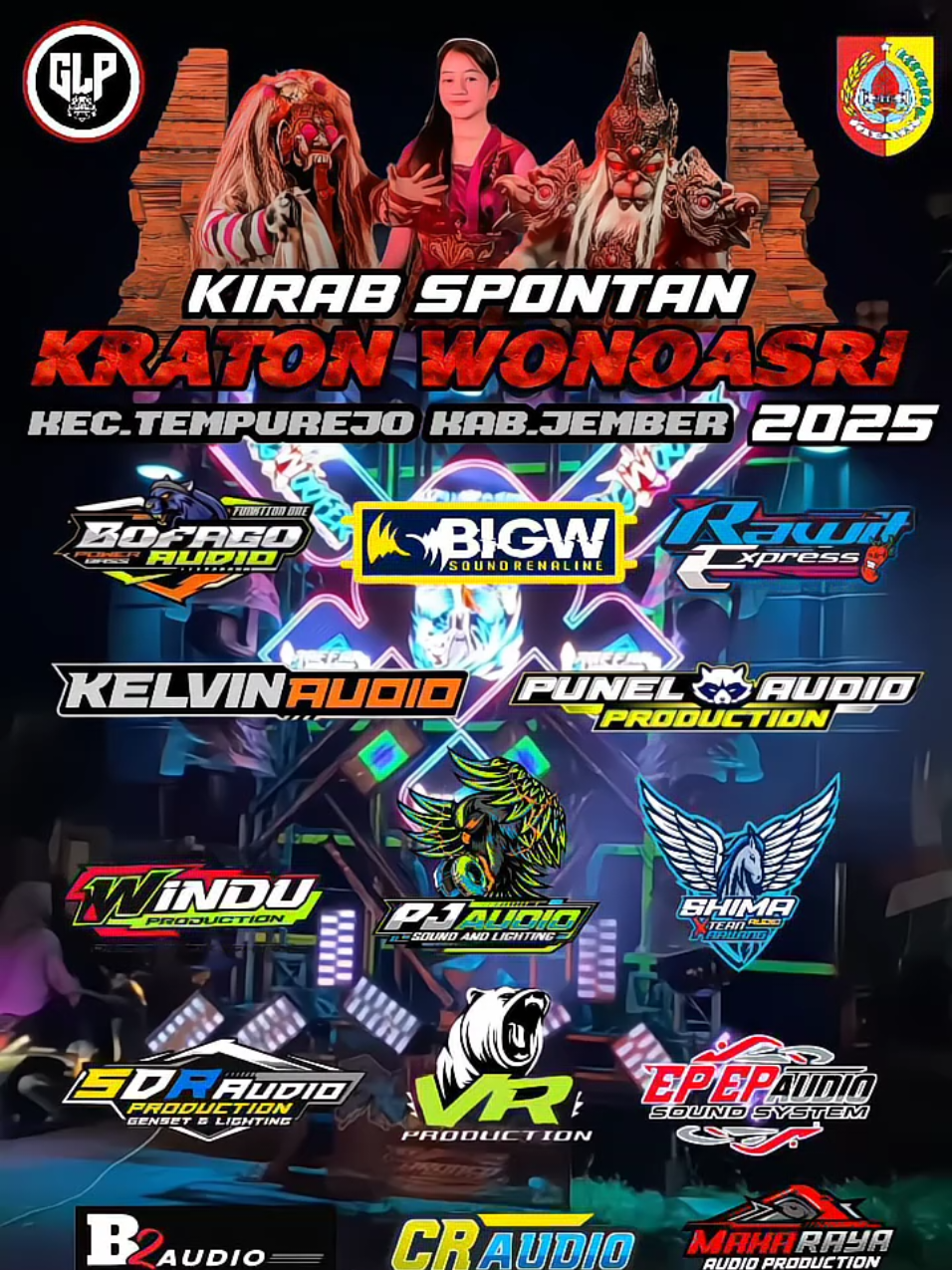 H-mepet kirab spontan kraton wonoasri kec.tempurejo 2025 #fyp #soundhoregjawatimur #karnavalsoundsystem #trending #udinsenpai 