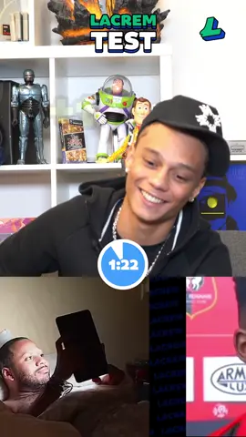@favé.db tente le Lacrem Test et c’est pas passé loin du podium ! 👑 « Pleins phares » son deuxième album dispo le 10 octobre !