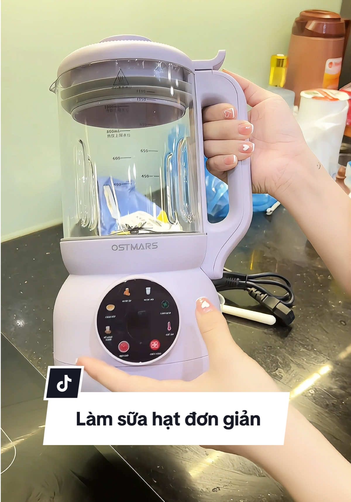 Máy làm sữa hạt đơn giản tiện lợi nhanh chóng #meoanhcuabinri #maylamsuahat 