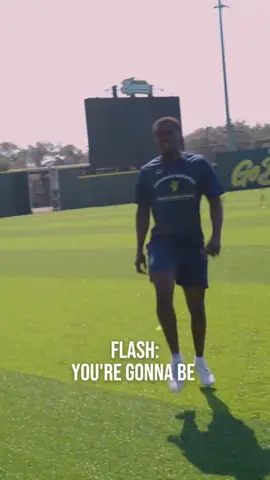 @Flash Tha Kid or DK Metcalf- who you got 🤔 Ft. @Kyle “KJ” Jackson @Andy Archer @Fluke @Jake Skole  #bananaball #savannahbananas #baseballplayer #nfldraft #speedkills 