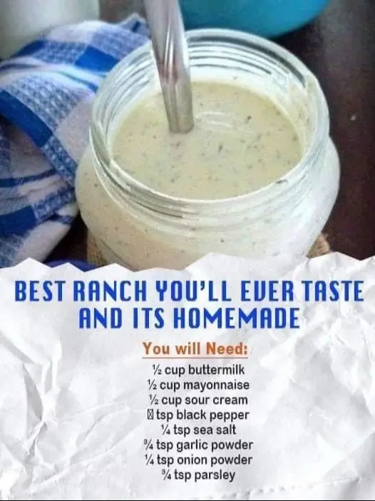 #homemade #ranch #Recipe #EasyRecipe #Foodie 