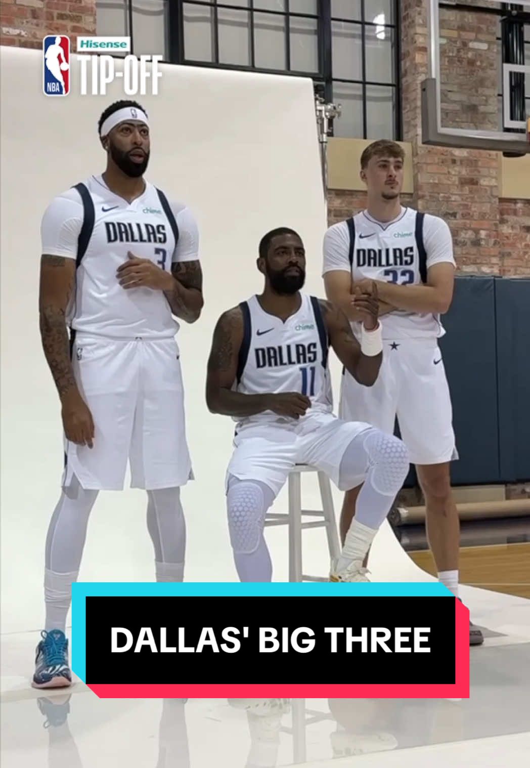 There's a new BIG THREE in Dallas! 🔥 #NBA #Basketball #DallasMavericks Hisense NBA TIP-Off begins October 21st. 