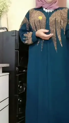 Gamis Medina Terbaru Khalila Collection Kekinian Elegan Modis untuk Kondangan Pesta Lebaran Syari Formal Satin Bordir Wanita
