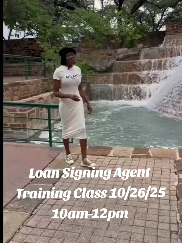 Loan Signing Agent Training Class 10/26/25 10am-12pm 10127 Morocco St. #195  San Antonio 78216 #notarysigningagent #Apostille #realestateagent 