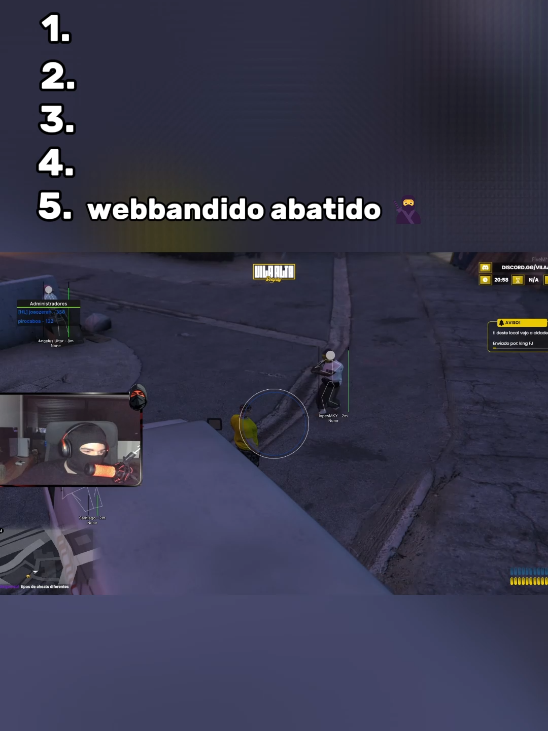 TOP 5 MOMENTOSSSSS  #fivempvp #gtavpvp #fivempvpclip #pvplayer #gtaroleplay #fivemhacks #fivemcheat #hxsoftwares #fivempvp #gtavpvp #fivempvpclip #pvplayer #gtaroleplay #fivemhacks #fivemcheat