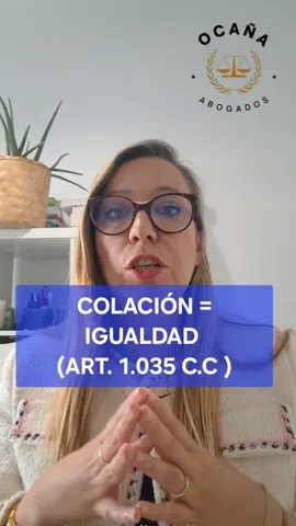⚠️ Herencias y donaciones: que no te engañen ⚠️ Si tu hermano recibió un piso, dinero o un regalo en vida de tus padres, no significa que herede más. 📜 El art. 1035 del Código Civil lo deja claro: esas donaciones son colacionables, es decir, se suman a la herencia para que todos recibáis lo que os corresponde. 👉 Colacionables: donaciones a hijos o descendientes herederos forzosos. ❌ No colacionables: donaciones a extraños, al cónyuge o las dispensadas expresamente en escritura. ⚖️ Si alguien quiere hacer trampas en la herencia, la ley está de tu lado. 📞 644 99 35 93 📧 nuria@ocanabogados.es #OcañaAbogados #herederos #Sucesiones #herencia #TrámitesHerencia 