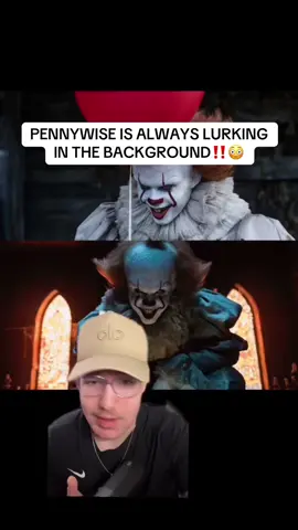 Everytime Pennywise is hidden in the background in It: Chapter One! | #it #itwelcometoderry #pennywise #horror #horrormovie 