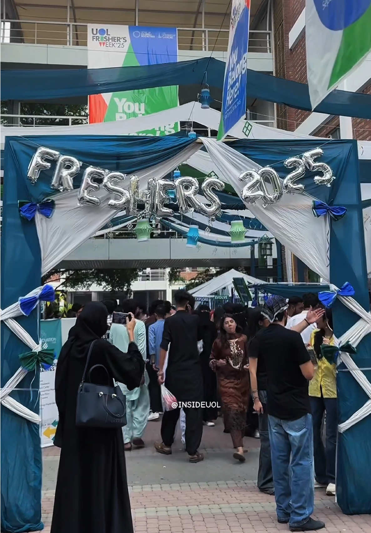 Fresher’s week day 1 ❤️✨ #insideuol #universityoflahore #foryou #fyp #freshersweek 