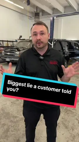 What’s the biggest lie a customer ever told you? #reels #mechanic #automotive #cars