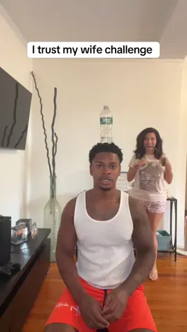He’s definitely never doing that again!😂🤣 #trust #wife #challenge #marriedlife 