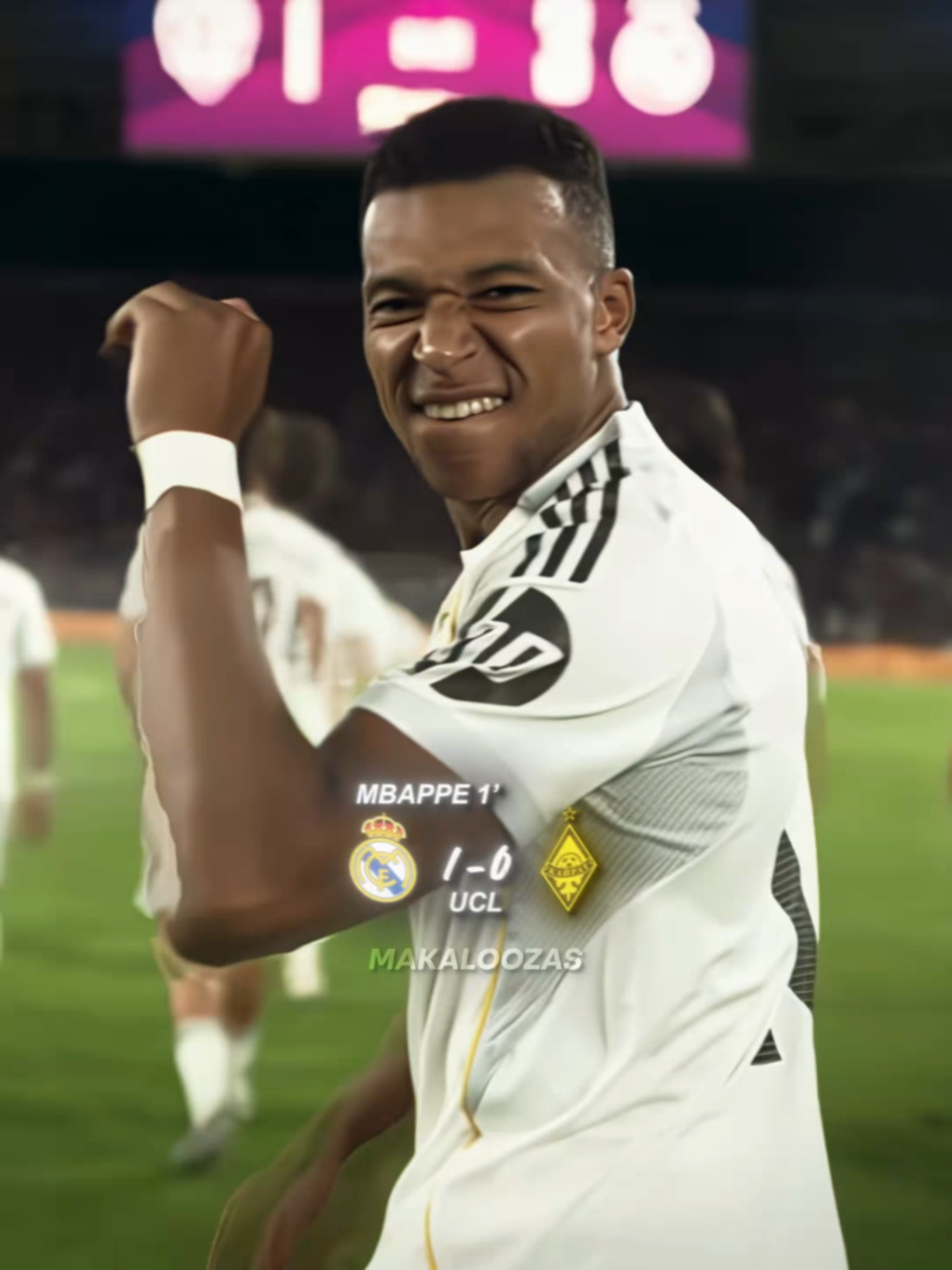 Madrid Vs Kairat 🤩🔥🐐 #realmadrid #madrid #kairat #ucl #championsleague #mbappe #ballondor