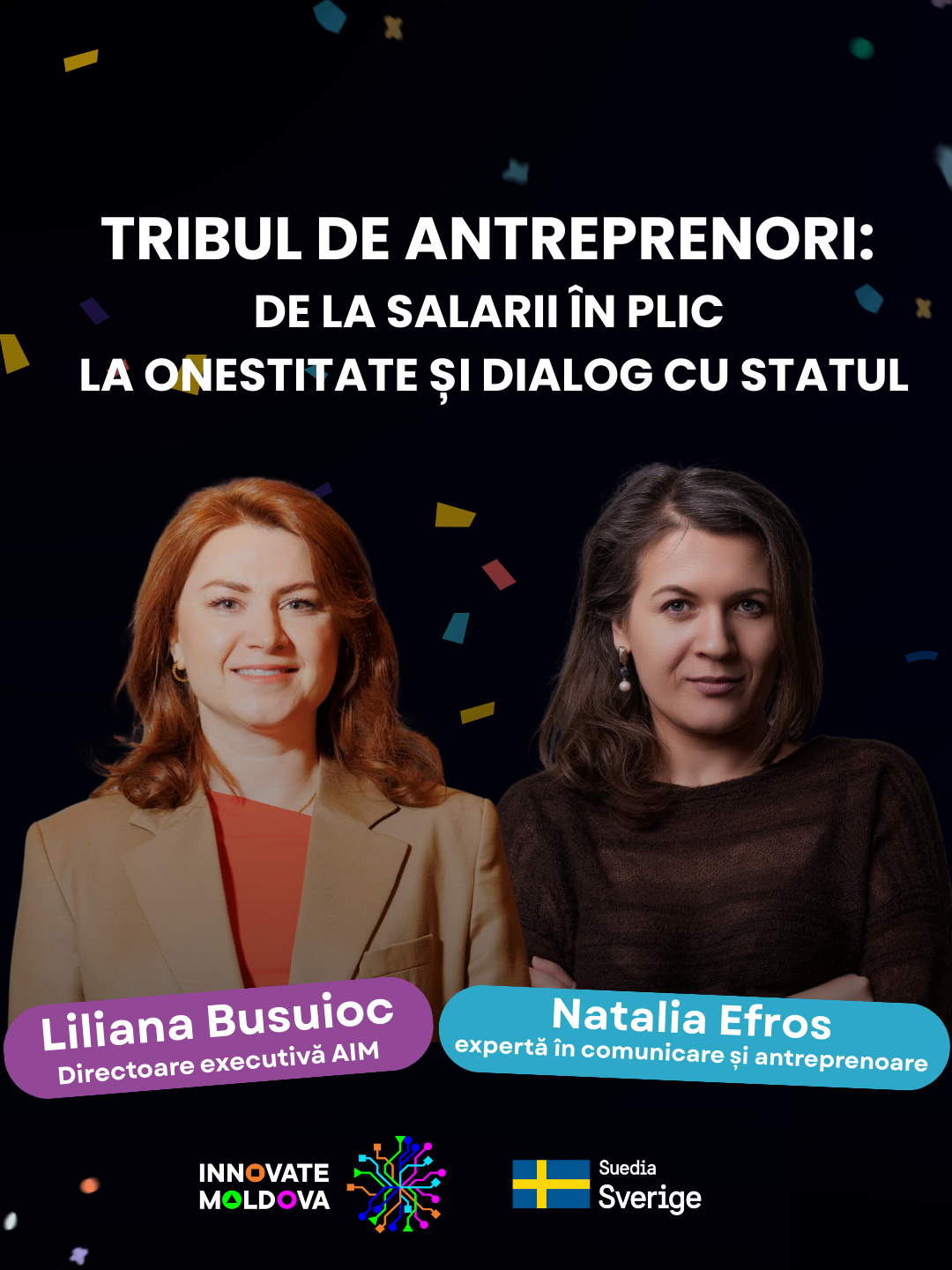 🎙 Un nou episod cu Natalita Efros, expertă în comunicare și antreprenoare   💡Despre Tribul de antreprenori: de la salarii „în plic” la onestitate și dialog cu statul.  📅3 octombrie, 18:00 — pe canalul de youtube al Podcastului Antreprenorilor Optimiști  🔔 Abonează-te & dă share! 🚀 🔗https://www.youtube.com/@aim-aliantaintreprinderilo8257    Această activitate a fost realizată cu sprijinul programului Innovate Moldova, finanțat de Suedia. #aim #moldova #europe #chisinaumoldova🇲🇩 #bani #podcast @liliana.busuioc79