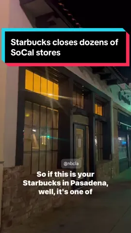 Many Southern California Starbucks locations served their last drinks over the weekend as dozens of stores closed their doors. #nbcla #Starbucks 