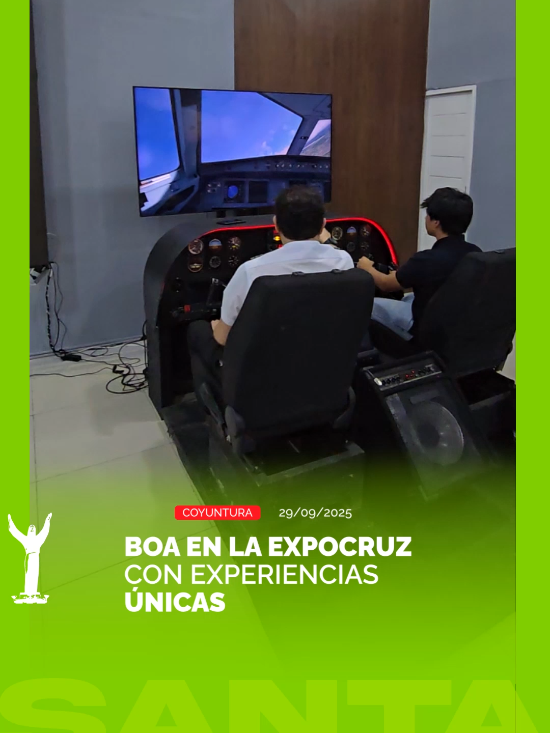 #Urgentebo | Boliviana de Aviación presentó sus novedades en la ExpoCruz. El público pudo experimentar el simulador de vuelo, inscribirse en el programa Elevate y conocer nuevas rutas internacionales. #expocruz  #ExpoCruz2025 #BoA #SantaCruz #Bolivia