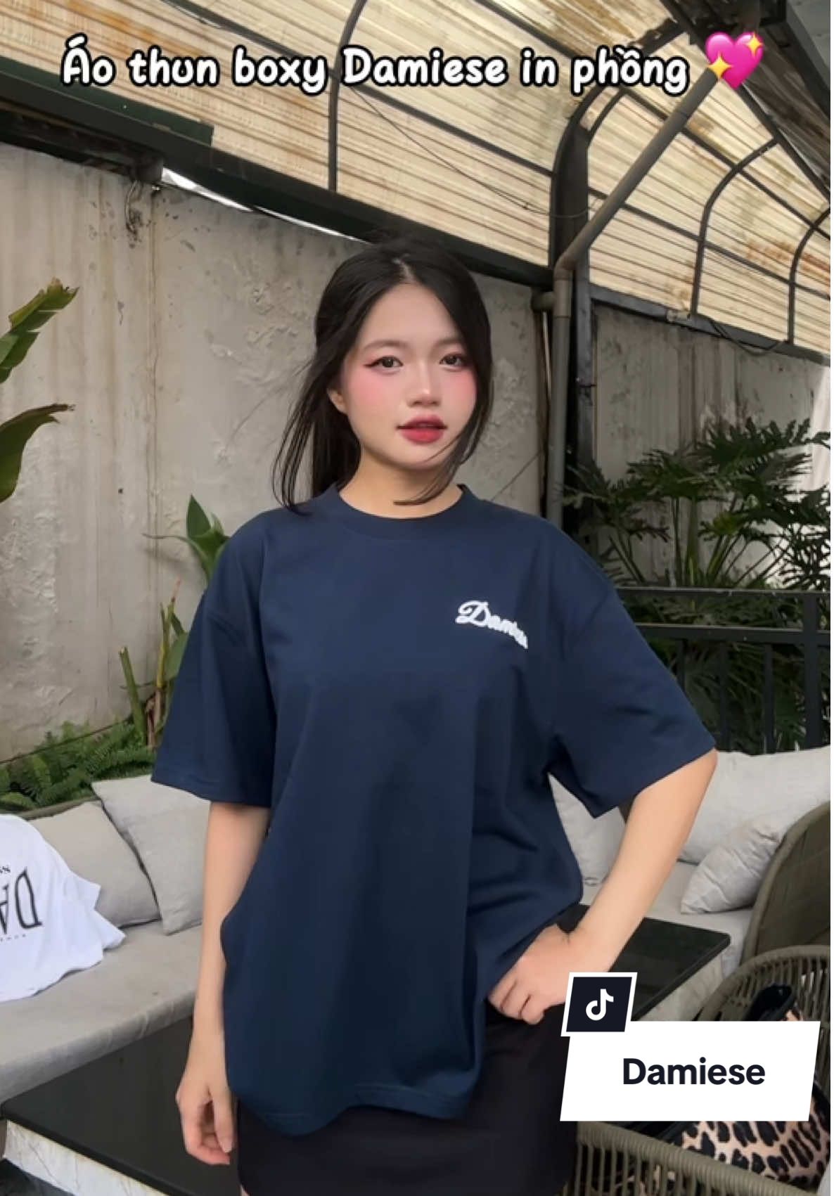 Sắm áo thun in nổi ikk nhiều màu xinh nha #linhlipreview #damiese #damiesestudio #aothun 
