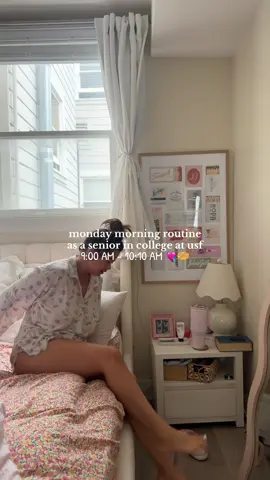 missed you all sm!! 💘🧇 #morningroutine #morninginmylife #usfca #kaitlynedejer #collegesenior @Djerf Avenue @Pottery Barn Teen @Pottery Barn Dorm @Cetaphil @CeraVe @HYDROJUG @EltaMD Skin Care @Free People @CorePower Yoga @Native @Sol de Janeiro Inc @lululemon 