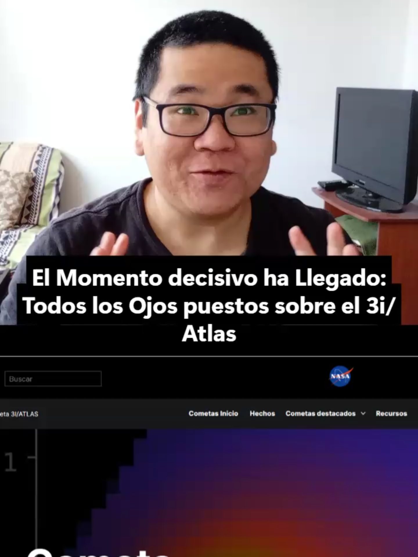Anuncio decisivo de la NASA: Todos los Ojos puestos sobre el 3i/Atlas #misterio #enigma #misterios #enigmas #CienciaFicción #SciFi #Ficción #3iatlas