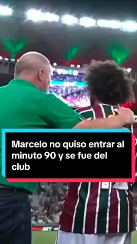 Marcelo no quiso entrar al minuto 90 y se fue del club #entretenews #futbol #brasileirao #realmadrid #brasil