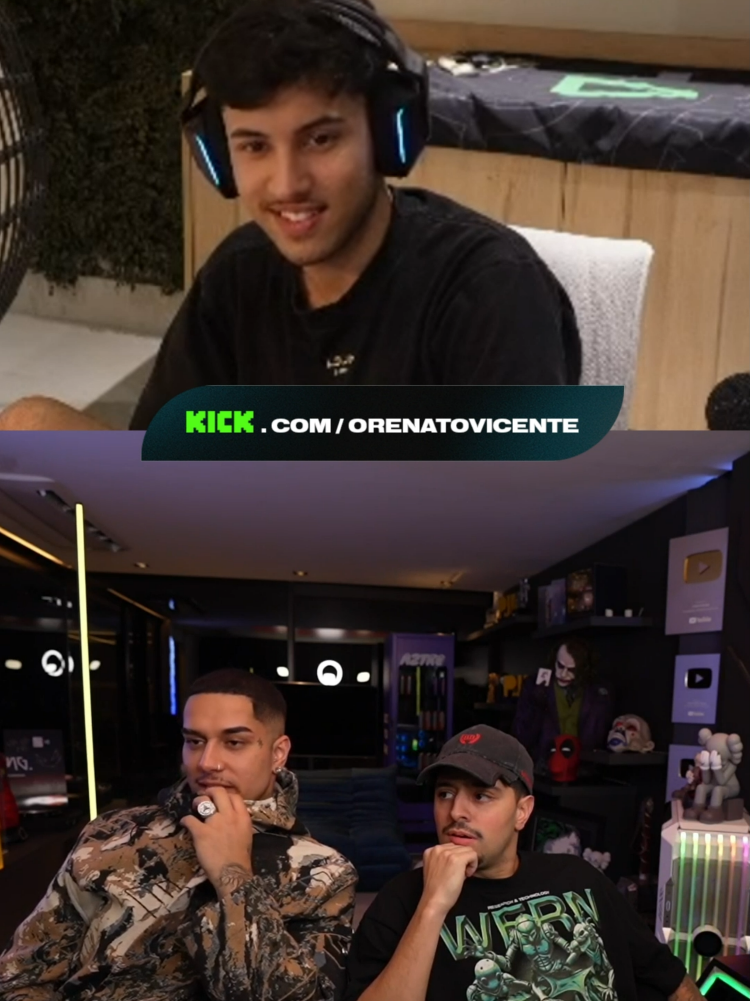 VEIGH NA LIVE DO CORINGA!! REACT RENATO!! #veigh #loud_coringa #orenatovicente