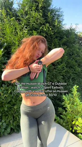 ginger witch on the run… good thing my Huawei Watch GT 6 keeps up 👀#HuaweiWatchGT6 #RideTheWind #gingerproblems #witch #redhead 