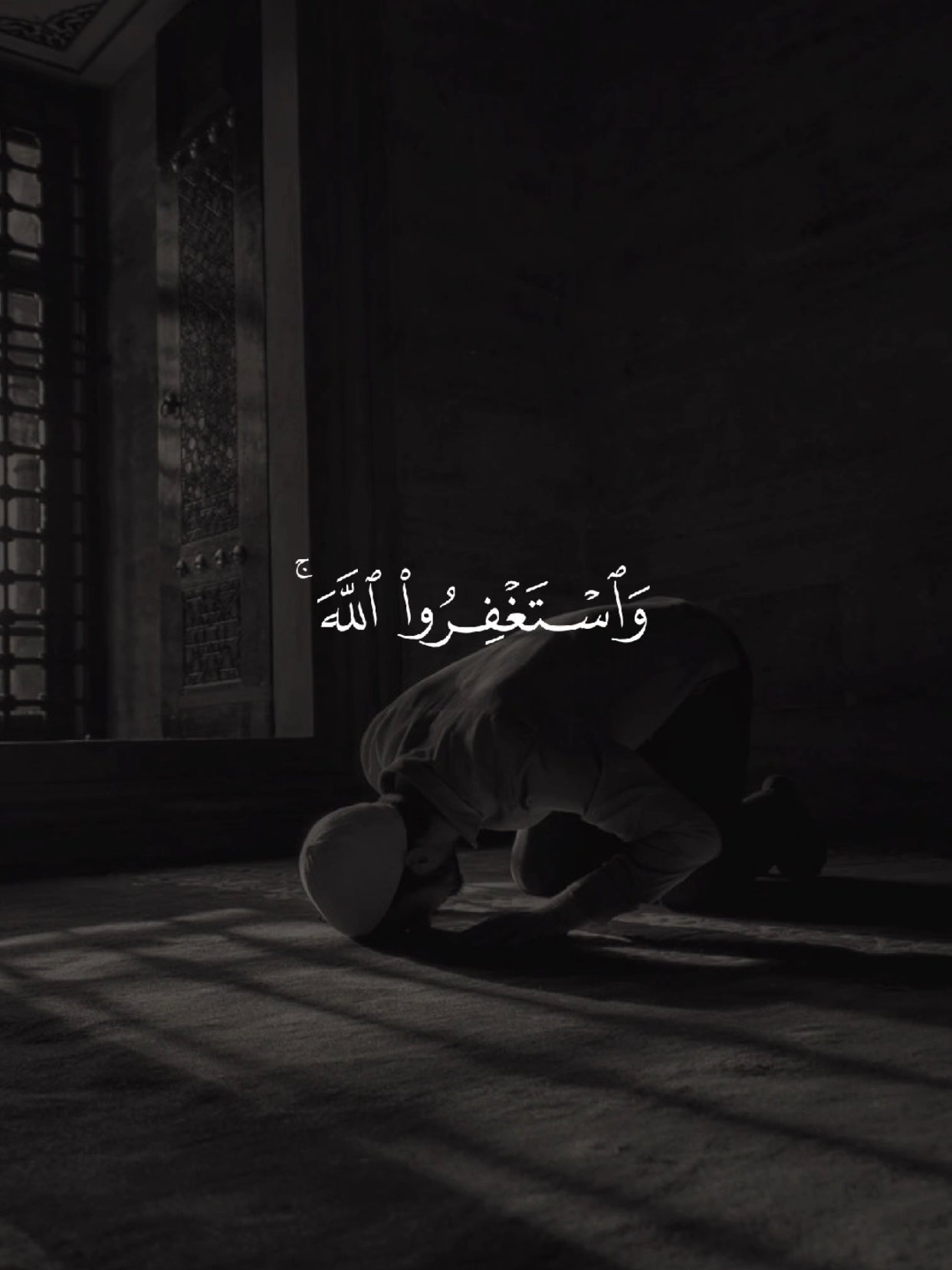 واستغفر 🤍 #قران #quran #قران_كريم #Allah #اللهم_صلي_على_نبينا_محمد 