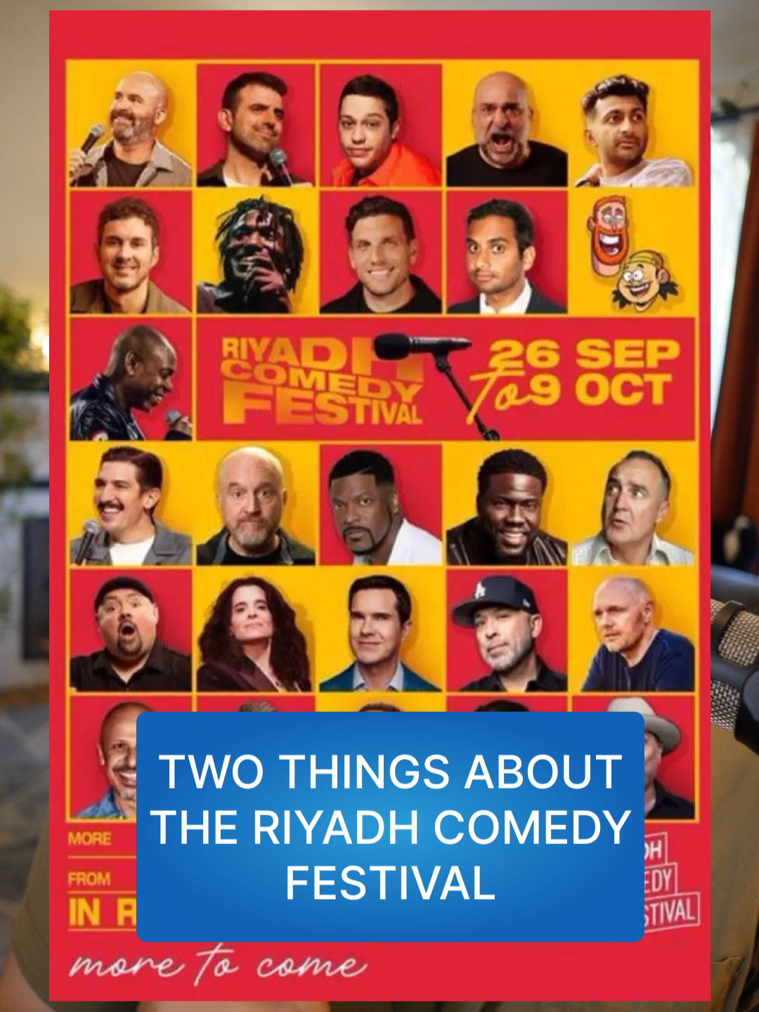 Two things everybody's missing about the Riyadh Comedy Festival. #Riyadh #newsstories #comedytok #comedians