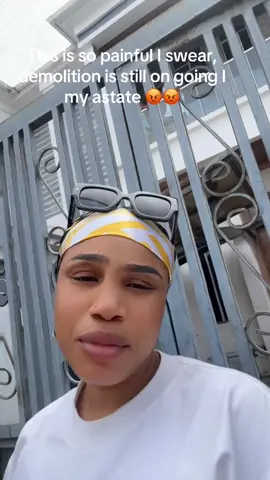 This pain hits so differently I swear to God, waking up to see your house being demolished 😭😭😭😭#fyp  #trending  #trendingvideo #demolition 