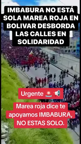 Se suma marea roja a las protestas en apoyo a IMBABURA.#LIVEIncentiveProgram #LIVEwithlowfollowers #PaidPartnership #paronacionalecuador🇪🇨 #siguemeparamasvideos 