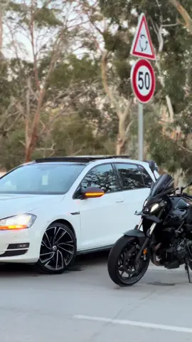 ✅VW Golf 7 2.0 TDI BLUE Motion. ✅YAMAHA MT07              #yamaha #moto #golf #vw 