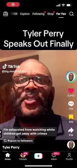 Tyler Perry Speaks Out Finally