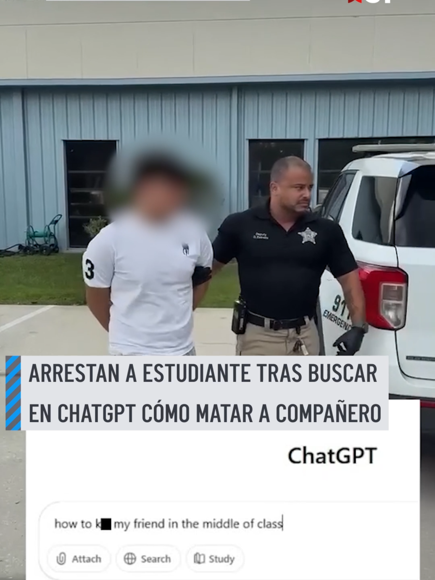 Un estudiante de 13 años fue arrestado tras escribir en ChatGPT: “Cómo matar a mi amigo en clase”, informó la Oficina del Sheriff del condado de Volusia. El incidente ocurrió en la Southwestern Middle School, en Florida, cuando una alerta de seguridad generada por el sistema fue recibida por el oficial escolar. Esto activó una respuesta inmediata de la policía y la administración, según las autoridades. El menor dijo que “solo estaba bromeando”, pero fue detenido y enfrenta consecuencias legales. #florida #volusiacounty #chatgpt #arresto