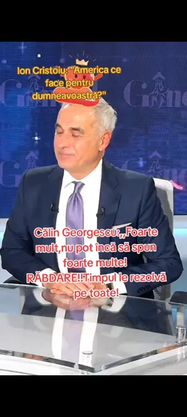 Partea 5 din excepționalul interviu al domnului @calin.georgescu.real #tiktokforyou #ioncristoiu #gandulromania #calingeorgescu🇷🇴 #mariustuca 