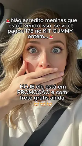 🚨 GENTE ATENÇÃO, OS KIT GUMMY ENTRARO EM PROMOÇÃO⚡🔥 #kitgummy #quedadecabelo #cabelo #cabelocaindo #tiktokshop 