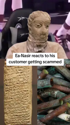 Does anyone need a mesopotamian quality copper merchant? #gilgamesh #ancienthistory #LanguageLearning #babylonia  #flightreacts 