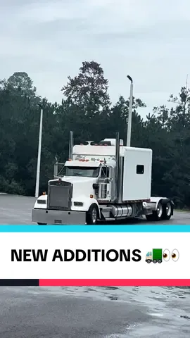 Owner ops rolled in with some sharp trucks this morning! 🔥🚛 #semitruck #kenworth #peterbilt #trucking #usa 