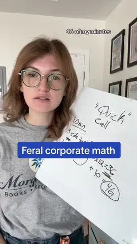 Just a quick call you say? Ok. Sure. 👍  #corporatelife #corporatememes #workfromhome #math 