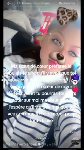 @melindaverplancke ma sœur de cœur je t adore préférer 🥰💙🐼